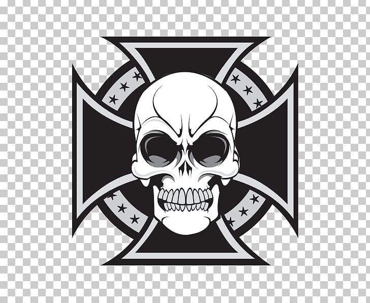 Human Skull Symbolism Iron Cross Nazism PNG, Clipart, Black, Black And White, Bone, Cross, Decal Free PNG Download