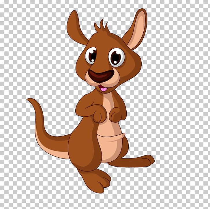 Cartoon Kangaroo Illustration PNG, Clipart, Animals, Animation, Carnivoran, Cartoon Character, Cartoon Eyes Free PNG Download