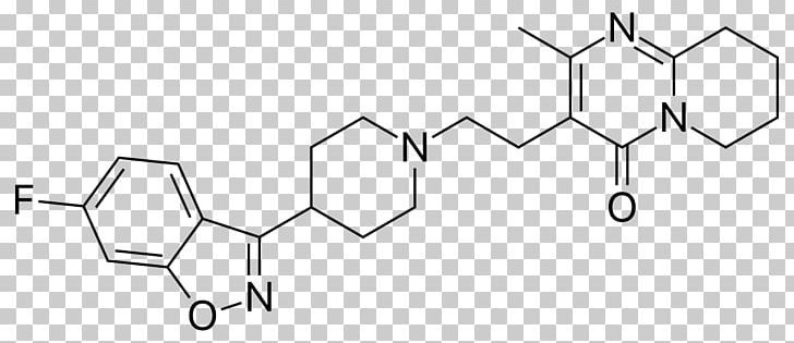 Risperidone Atypical Antipsychotic Pharmaceutical Drug Paliperidone PNG, Clipart, Angle, Benzisoxazole, Black And White, Circle, Diagram Free PNG Download