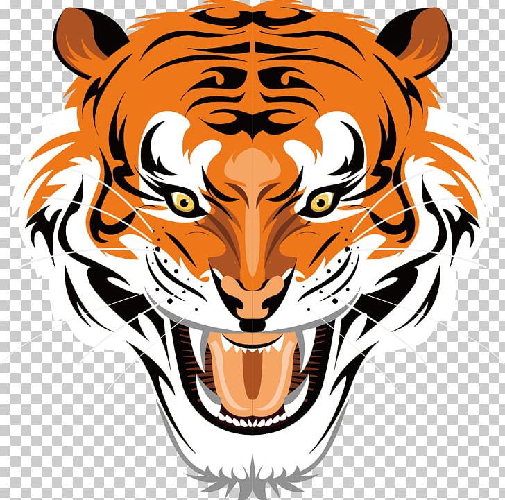 Tiger Illustration PNG, Clipart, Animals, Big Cats, Carnivoran, Cartoon, Cat Like Mammal Free PNG Download