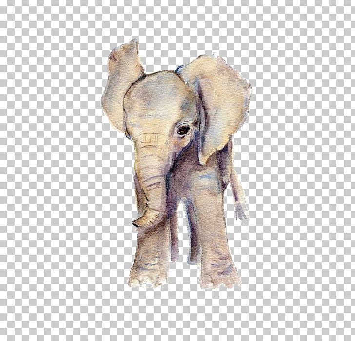 Elephant Watercolor Painting Art Printmaking PNG, Clipart, African Elephant, Animal, Animals, Baby, Baby Elephant Free PNG Download