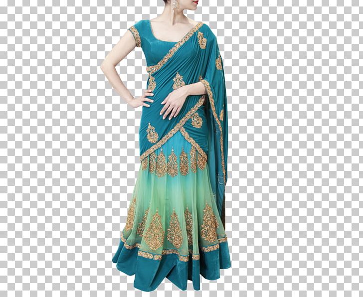 Lehenga-style Saree Sari Blouse Skirt PNG, Clipart, Aqua, Blouse, Blue, Choli, Clothing Free PNG Download