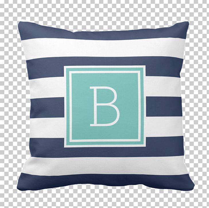 Throw Pillows Cushion Monogram Zazzle PNG, Clipart, Aqua, Black, Blue, Cotton, Cushion Free PNG Download