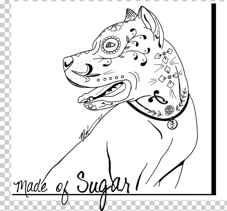 Pit Bull Calavera Puppy Coloring Book Drawing PNG, Clipart, Animals, Area, Artwork, Black, Black And White Free PNG Download