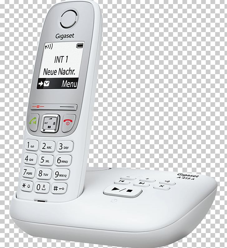 Feature Phone Answering Machines Mobile Phones Gigaset A415A Telephone PNG, Clipart, Answering Machine, Cumulus, Electronic Device, Electronics, Feature Phone Free PNG Download