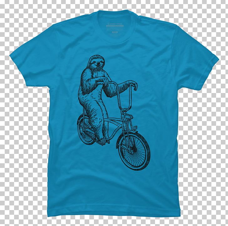 Printed T-shirt Clothing Sleeve PNG, Clipart, Active Shirt, Aqua, Bicycle, Blue, Clothing Free PNG Download