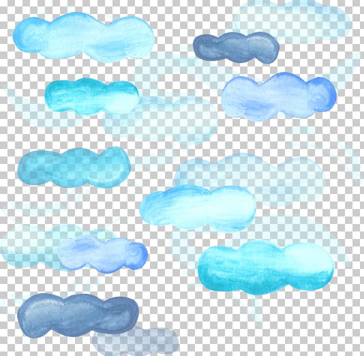 Watercolor Painting Sky Cloud PNG, Clipart, Blue, Clou, Cloud Computing, Decorative Patterns, Font Free PNG Download