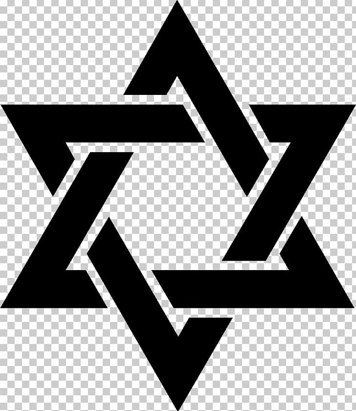 Star Of David Judaism Jewish People Jewish Symbolism Religion PNG, Clipart, Angle, Area, Bible, Black, Black And White Free PNG Download