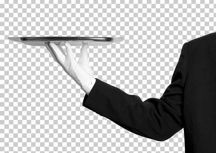 Glove Stock Photography Waiter Business Service PNG, Clipart, Angle, Black And White, Business, Customer, Furniture Free PNG Download