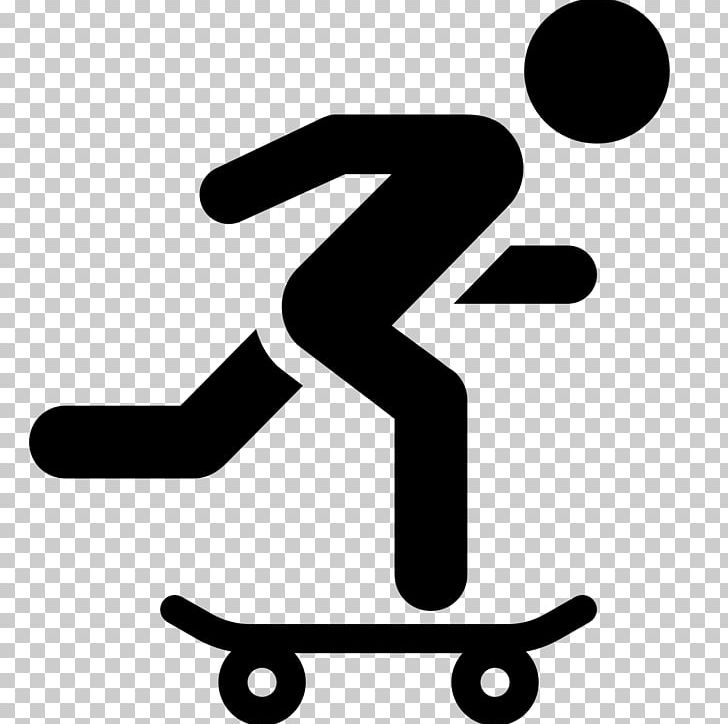 Skateboarding Computer Icons Roller Skates Longboard PNG, Clipart, Area, Black, Black And White, Computer Icons, Grip Tape Free PNG Download