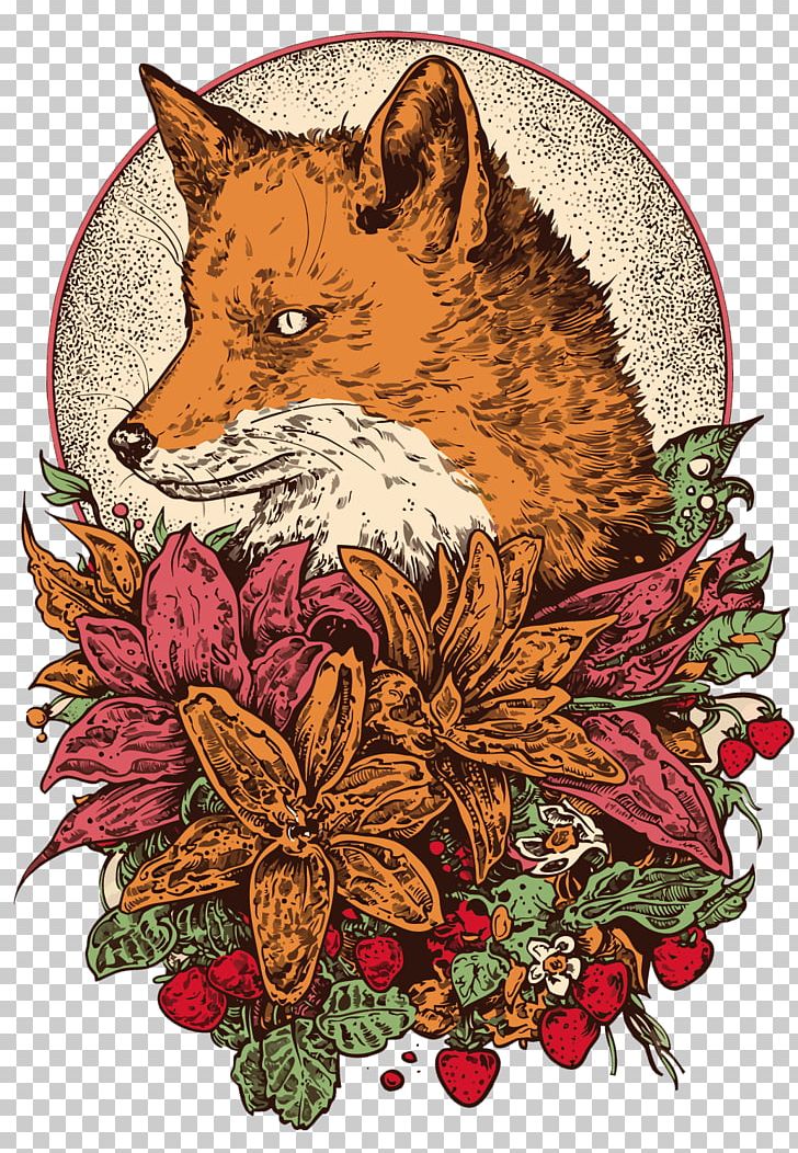 T-shirt Red Fox Hoodie Designer Illustration PNG, Clipart, Adidas, Animals, Carnivoran, Cartoon, Cartoon Character Free PNG Download