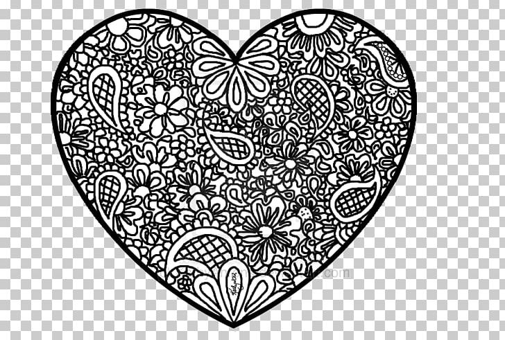 Coloring Book Colouring Pages Zentangle Abstract Heart PNG, Clipart, Abstract Heart, Adult, Area, Art, Black And White Free PNG Download