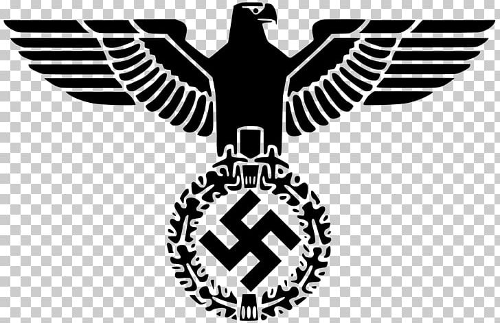 Nazi Germany German Empire Coat Of Arms Of Germany Reichsadler PNG, Clipart, Adolf Hitler, Animals, Bird, Bird Of Prey, Black And White Free PNG Download