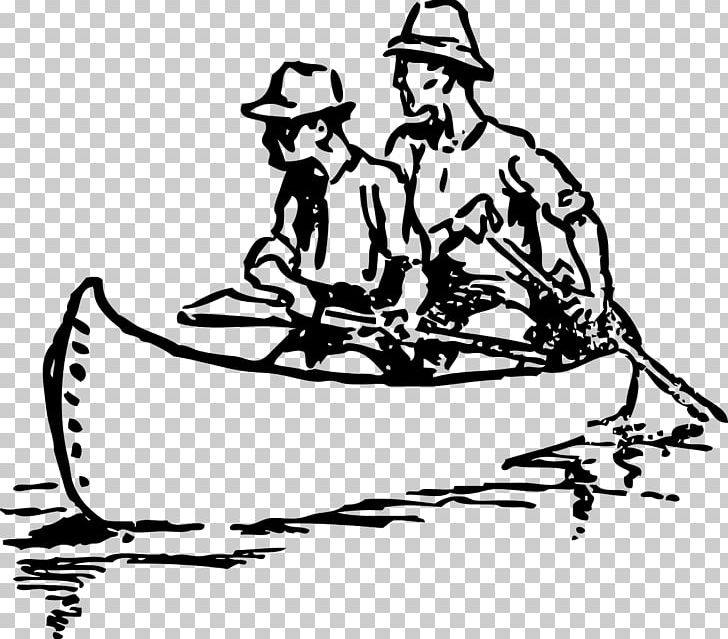 Canoe Camping Drawing Rowing PNG, Clipart, Art, Artwork, Black, Black And White, Boating Free PNG Download
