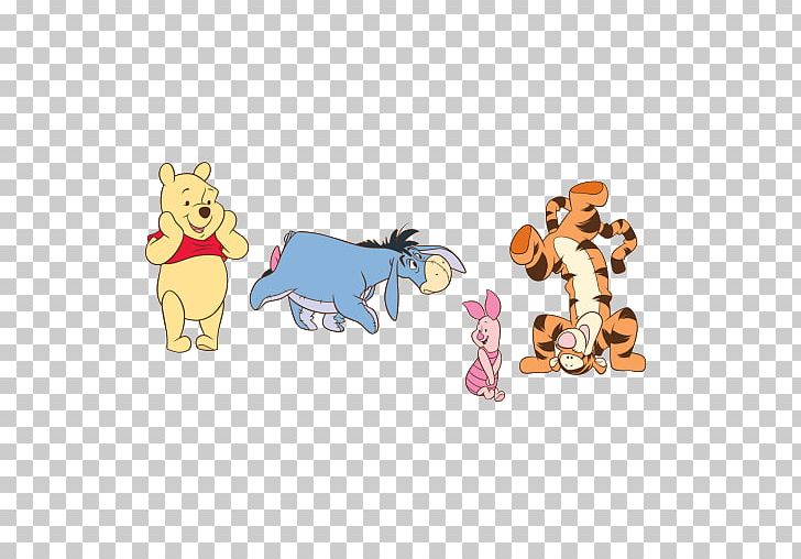 Winnie-the-Pooh Piglet Kaplan Tigger Eeyore Wall Decal PNG, Clipart, Animal Figure, Carnivoran, Cartoon, Character, Decal Free PNG Download