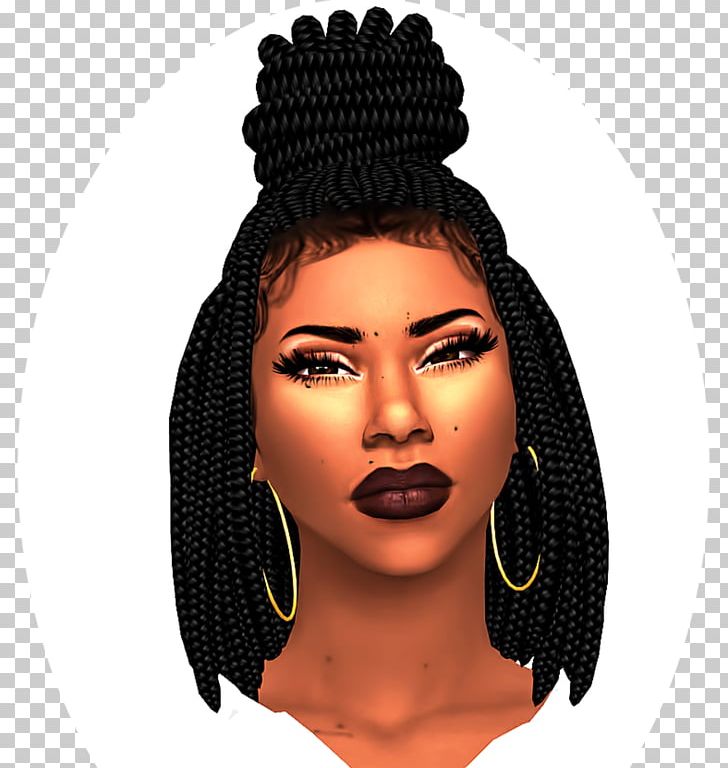 The Sims 4 Hairstyle The Sims 3 Afro PNG, Clipart, African American, Afro, Black, Black Hair, Braid Free PNG Download