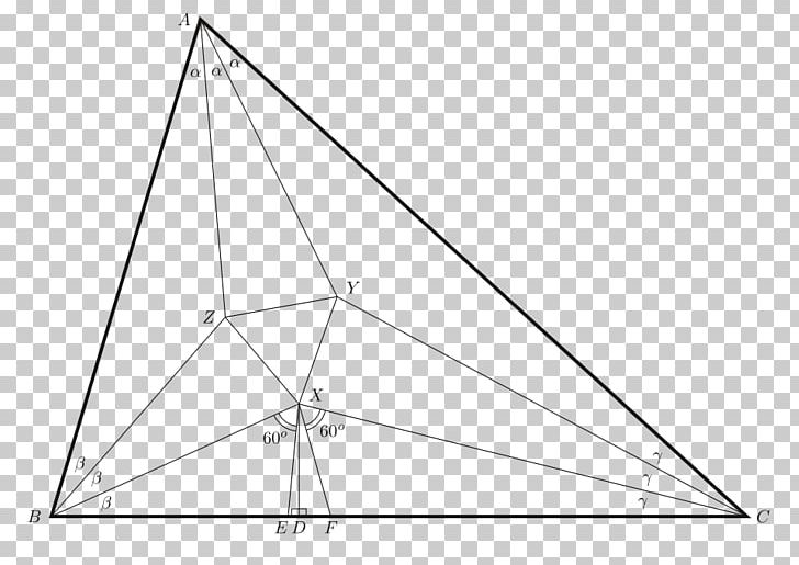 Triangle Morley's Trisector Theorem Angle Trisection PNG, Clipart,  Free PNG Download