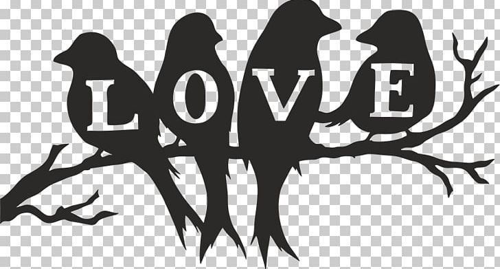 Silhouette Stencil Love Bird PNG, Clipart, Animals, Art, Bird, Birds, Black Free PNG Download