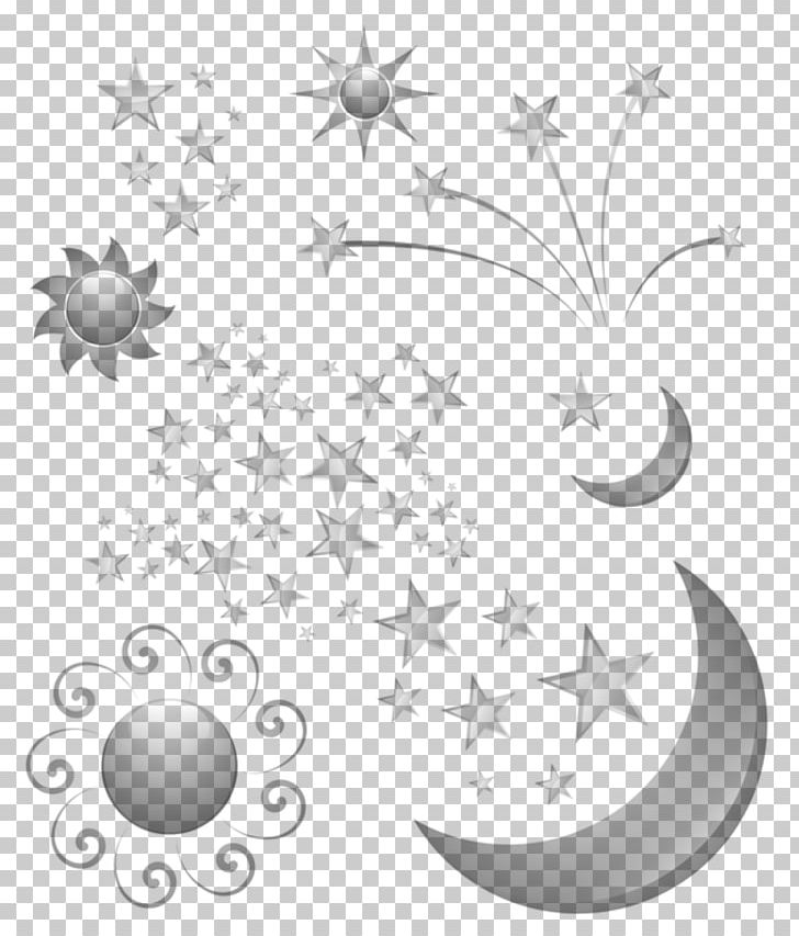 Star Moon PNG, Clipart, Black And White, Body Jewelry, Branch, Circle, Diagram Free PNG Download