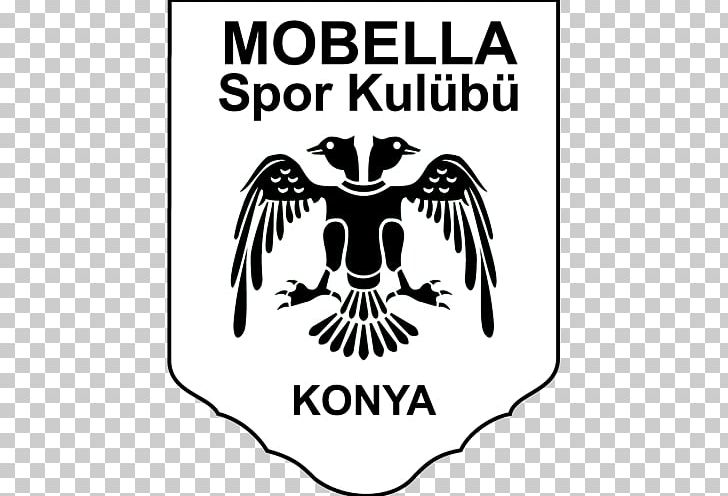 Mobellaspor Konya Logo Football Font PNG, Clipart, Area, Beak, Bird, Black, Black And White Free PNG Download