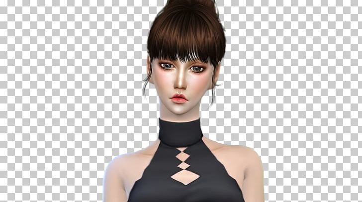 Long Hair Bangs Mannequin 02PD PNG, Clipart, Bangs, Black Hair, Brown Hair, Girl, Hair Free PNG Download