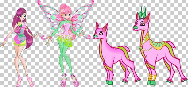 Roxy Flora Bloom Musa Winx Club PNG, Clipart, Art, Bloom, Camel Like Mammal, Deer, Deviantart Free PNG Download