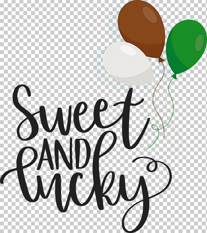 Sweet And Lucky St Patricks Day PNG, Clipart, Calligraphy, Logo, M, Meter, St Patricks Day Free PNG Download