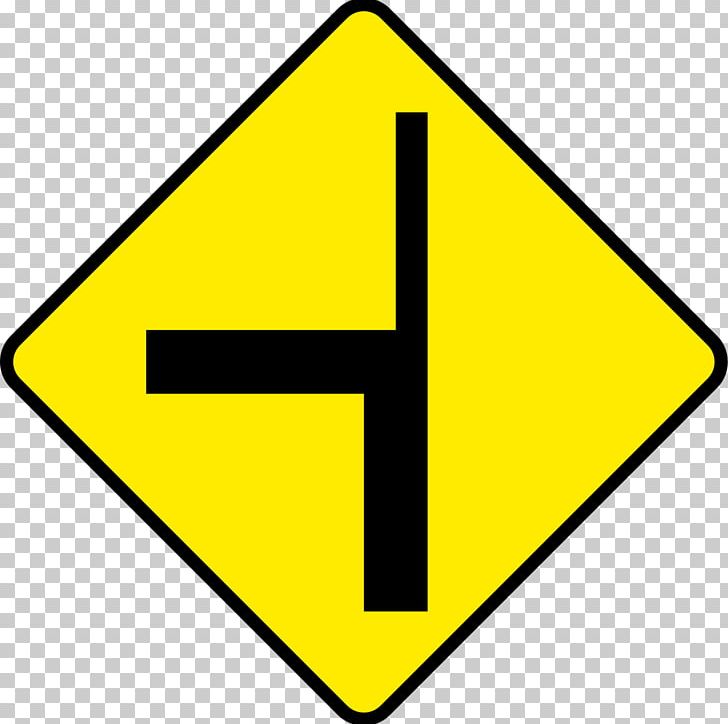 Traffic Sign Three-way Junction Warning Sign Intersection PNG, Clipart, Angle, Area, Carriageway, Driving, Highway Free PNG Download