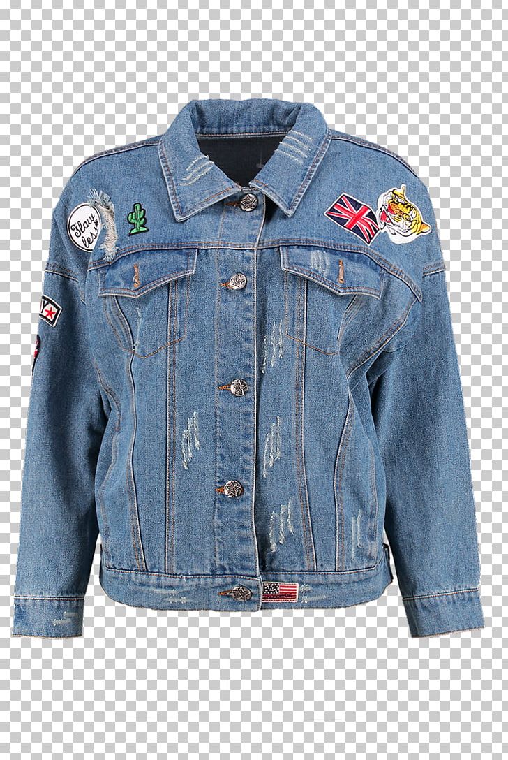Denim Jacket Textile PNG, Clipart, Badge, Blue, Button, Clothing, Denim Free PNG Download