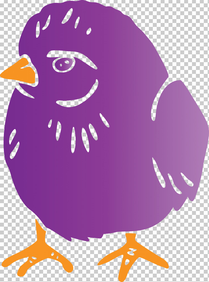 Chicken PNG, Clipart, Beak, Cartoon, Chicken, Purple Free PNG Download