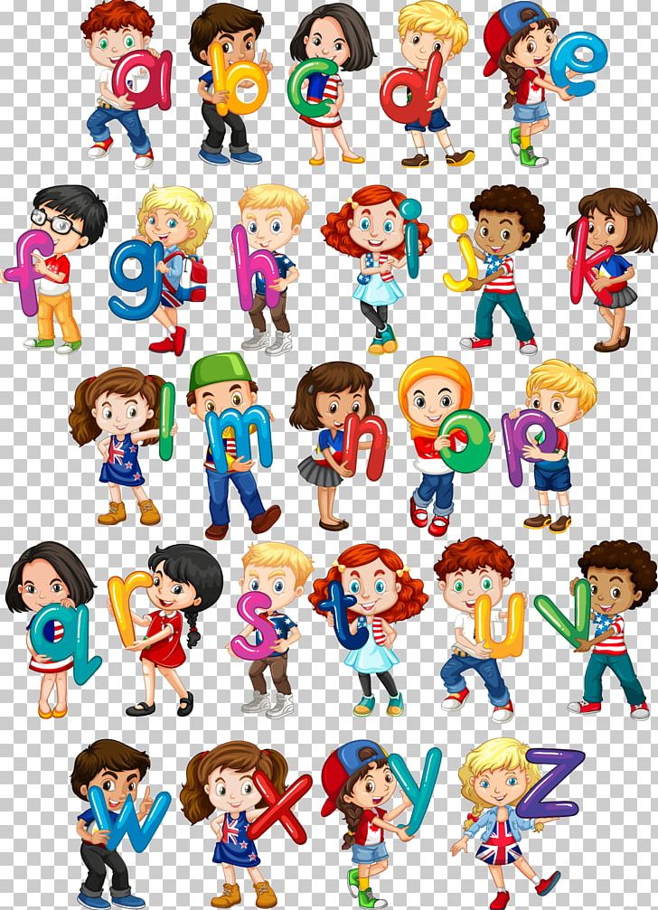 Euclidean Child Letter Woman Illustration PNG, Clipart, Alphabet, Cartoon, Children, Emoticon, English Vector Free PNG Download