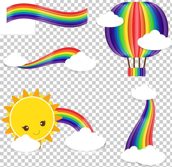 Rainbow Cloud PNG, Clipart, Art Vector, Artwork, Beautiful Vector ...