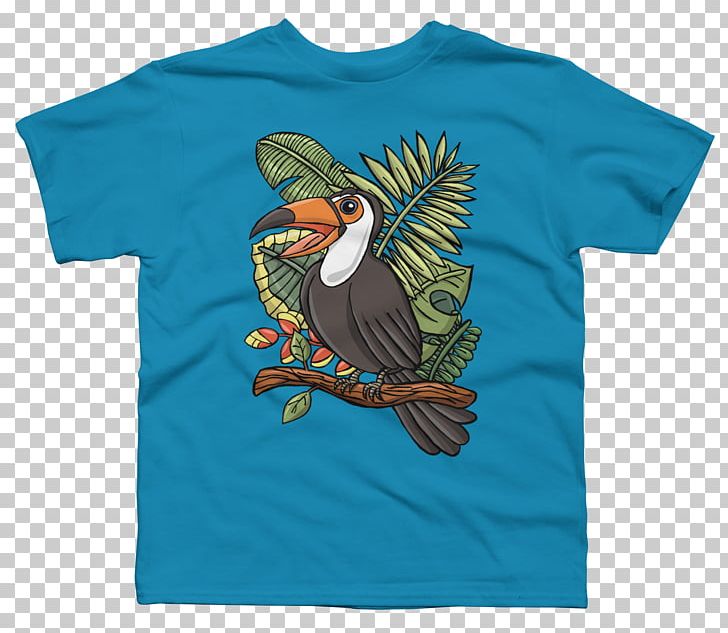 T-shirt Toucan Bird Beak Piciformes PNG, Clipart, Beak, Bird, Blue, Bluza, Clothing Free PNG Download