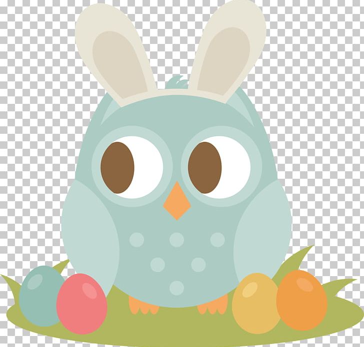 Easter Bunny Owl PNG, Clipart, Animals, Beak, Bird, Bird Of Prey, Digital Scrapbooking Free PNG Download