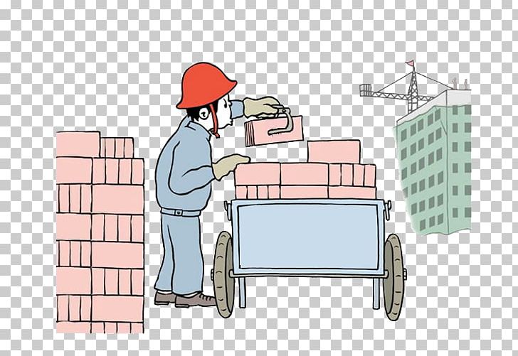 Brick Laborer Illustration PNG, Clipart, Brick, Bricks, Cartoon, Color, Colorful Background Free PNG Download
