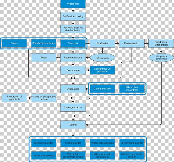 Milk Cream Flowchart Process Flow Diagram Dairy PNG, Clipart, Angle, Condensed Milk, Cream, Dairy, Dairy Farming Free PNG Download