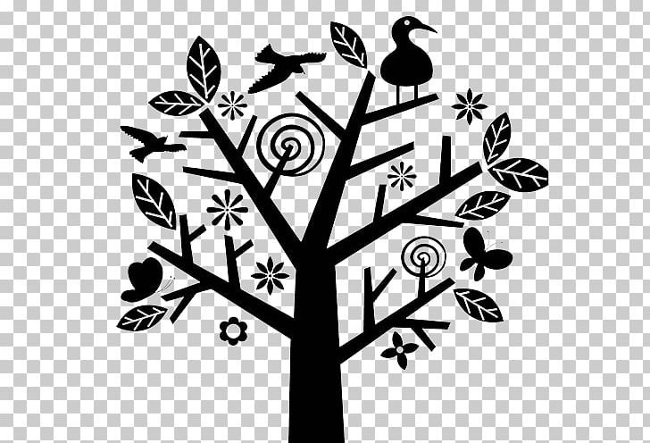 Tree Trunk Silhouette PNG, Clipart, Art, Autumn Tree, Birds, Black And White, Branch Free PNG Download