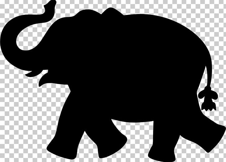 Silhouette Elephant PNG, Clipart, Animals, Art, Black, Black And White, Carnivoran Free PNG Download