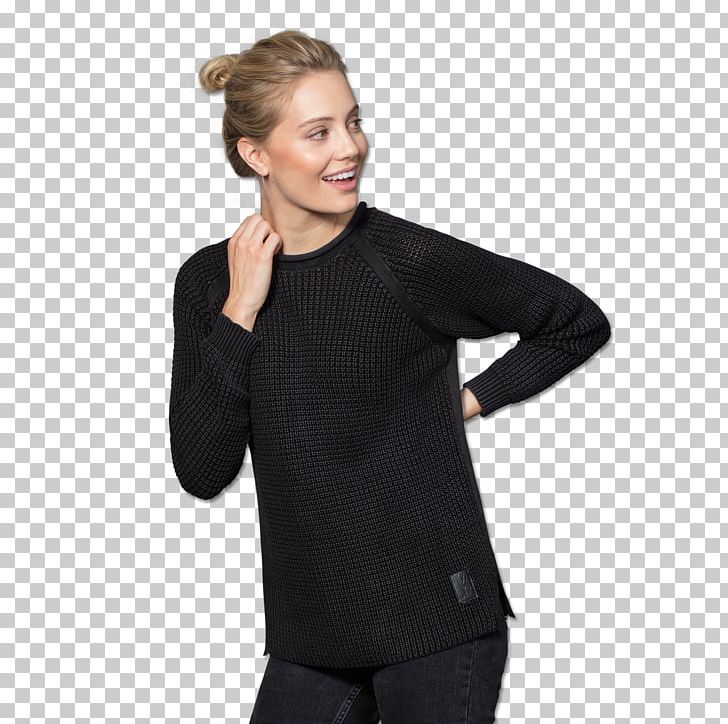 T-shirt Sleeve Jumper Black Cardigan PNG, Clipart, Beanie, Black, Blouse, Cardigan, Clothing Free PNG Download