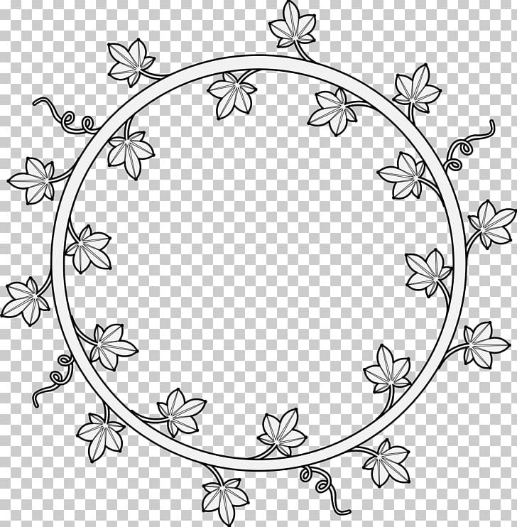 Heraldry Ivy Leaf PNG, Clipart, Area, Art, Black And White, Body Jewelry, Branch Free PNG Download