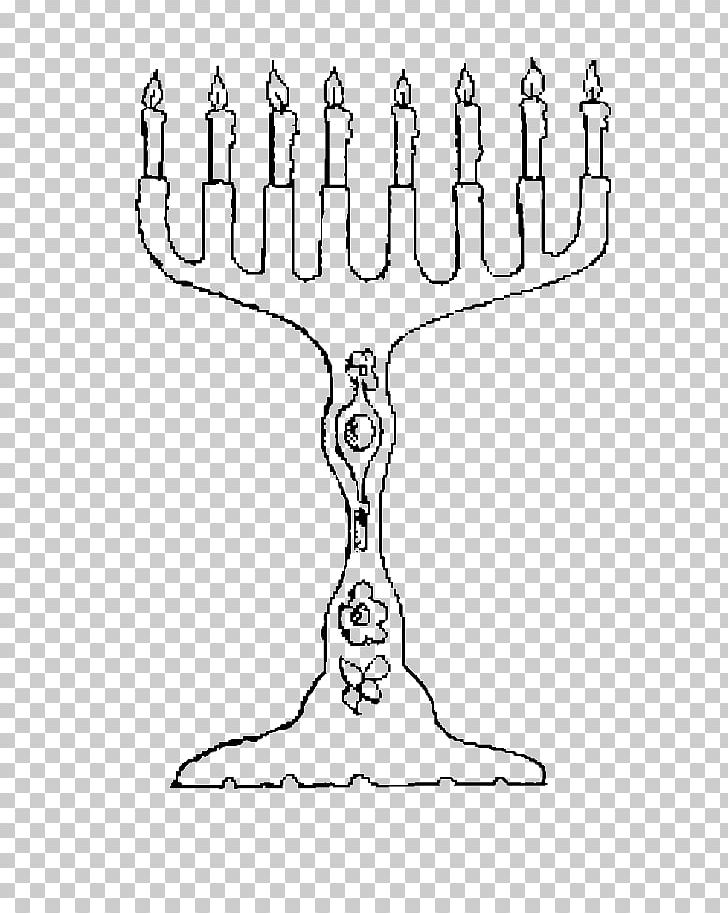 Coloring Book Menorah Hanukkah Page PNG, Clipart, Adult, Area, Black And White, Book, Candle Free PNG Download