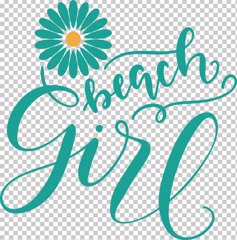 Beach Girl Summer PNG, Clipart, Beach Girl, Flower, Happiness, Line Art, Logo Free PNG Download