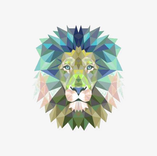 Geometric Lion PNG, Clipart, Animal, Cartoon, Geometric Clipart, Geometric Clipart, Geometry Free PNG Download