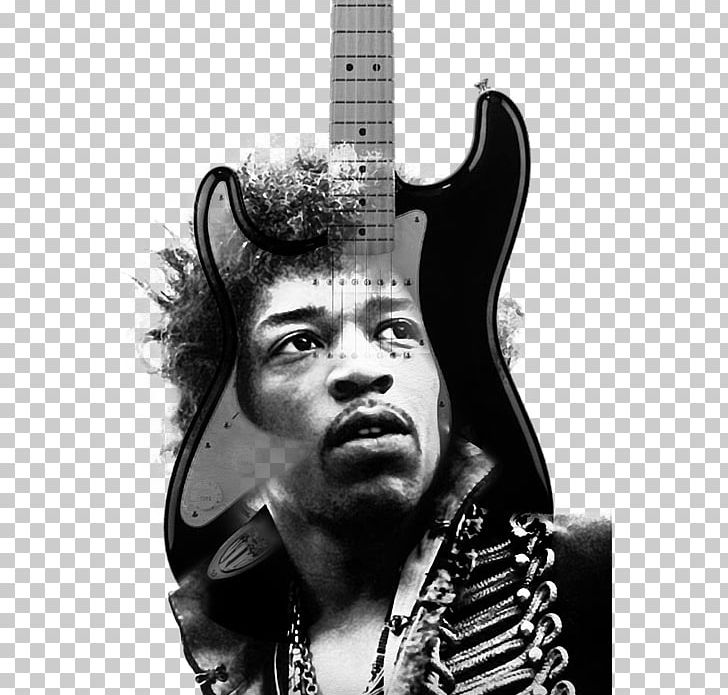 Jimi Hendrix Electric Guitar Guitarist Black And White Musician PNG, Clipart, 27 Club, Band Of Gypsys, Ele, Facial Hair, Forehead Free PNG Download