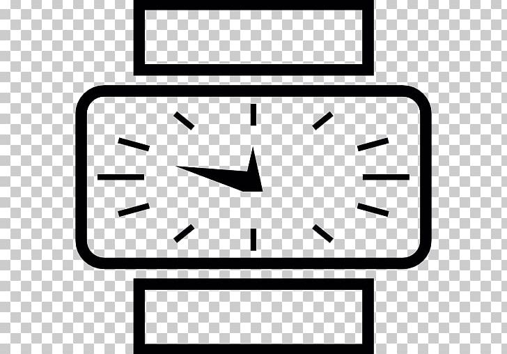 Computer Icons Watch Clock PNG, Clipart, Accessories, Angle, Area, Black, Black And White Free PNG Download