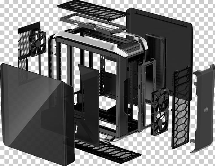 Computer Cases & Housings Power Supply Unit MicroATX Cooler Master PNG, Clipart, Angle, Atx, Bottom Bracket, Cable Management, Case Modding Free PNG Download