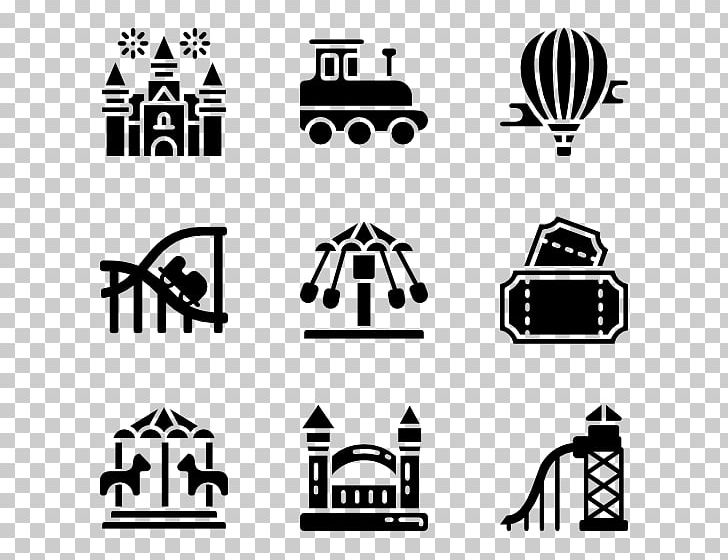 Computer Icons Amusement Park PNG, Clipart, Amusement Park, Area, Black, Black And White, Brand Free PNG Download