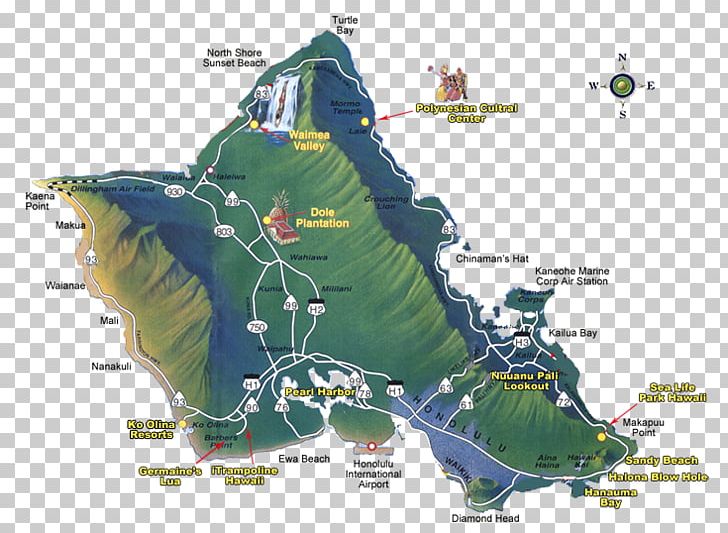 Oahu Map Tuberculosis PNG, Clipart, Map, Oahu, Travel World, Tuberculosis Free PNG Download