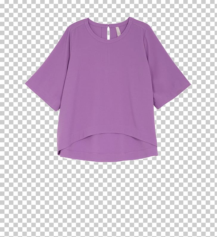 Sleeve T-shirt Shoulder Blouse Product PNG, Clipart, Blouse, Lilac, Magenta, Neck, Pink Free PNG Download