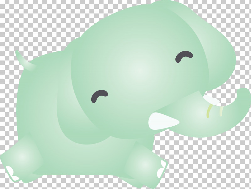 Elephant PNG, Clipart, Animal Figure, Elephant, Green, Snout Free PNG Download